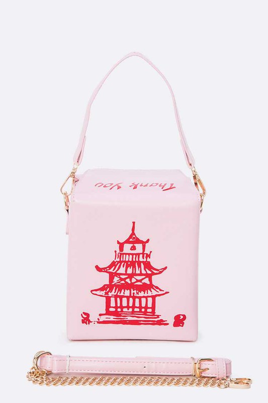 Chinese Take Out Box Fashion Clutch-