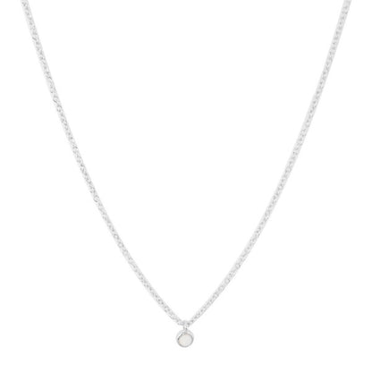 Opal Bezel Set Necklace