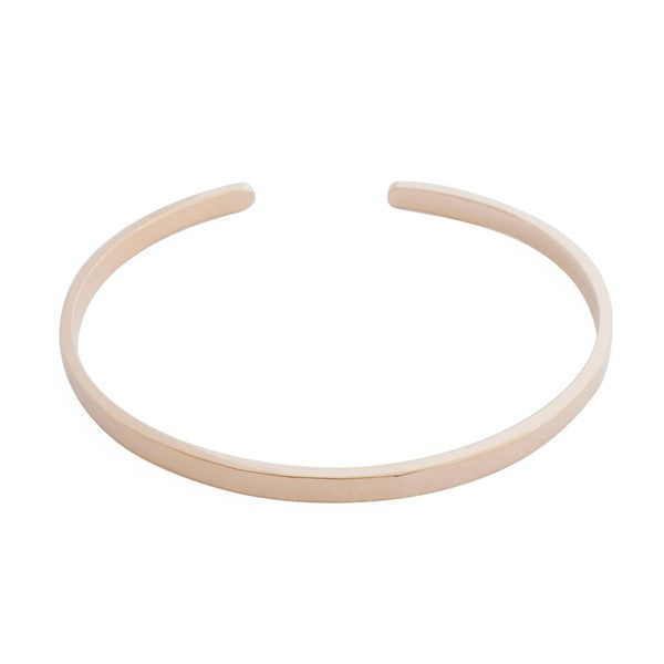 Skinny Hammered Cuff Bracelet