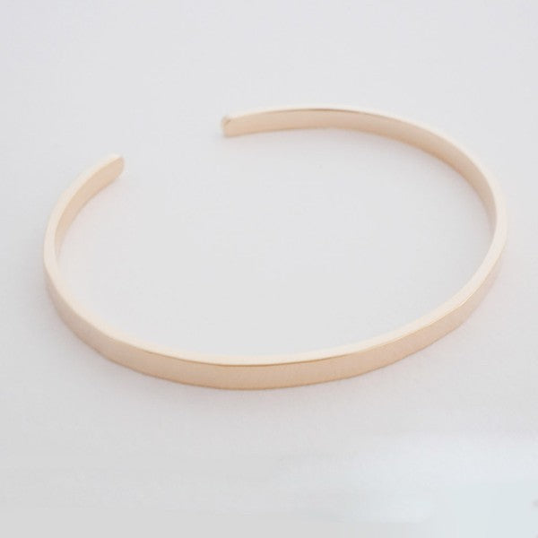 Skinny Hammered Cuff Bracelet