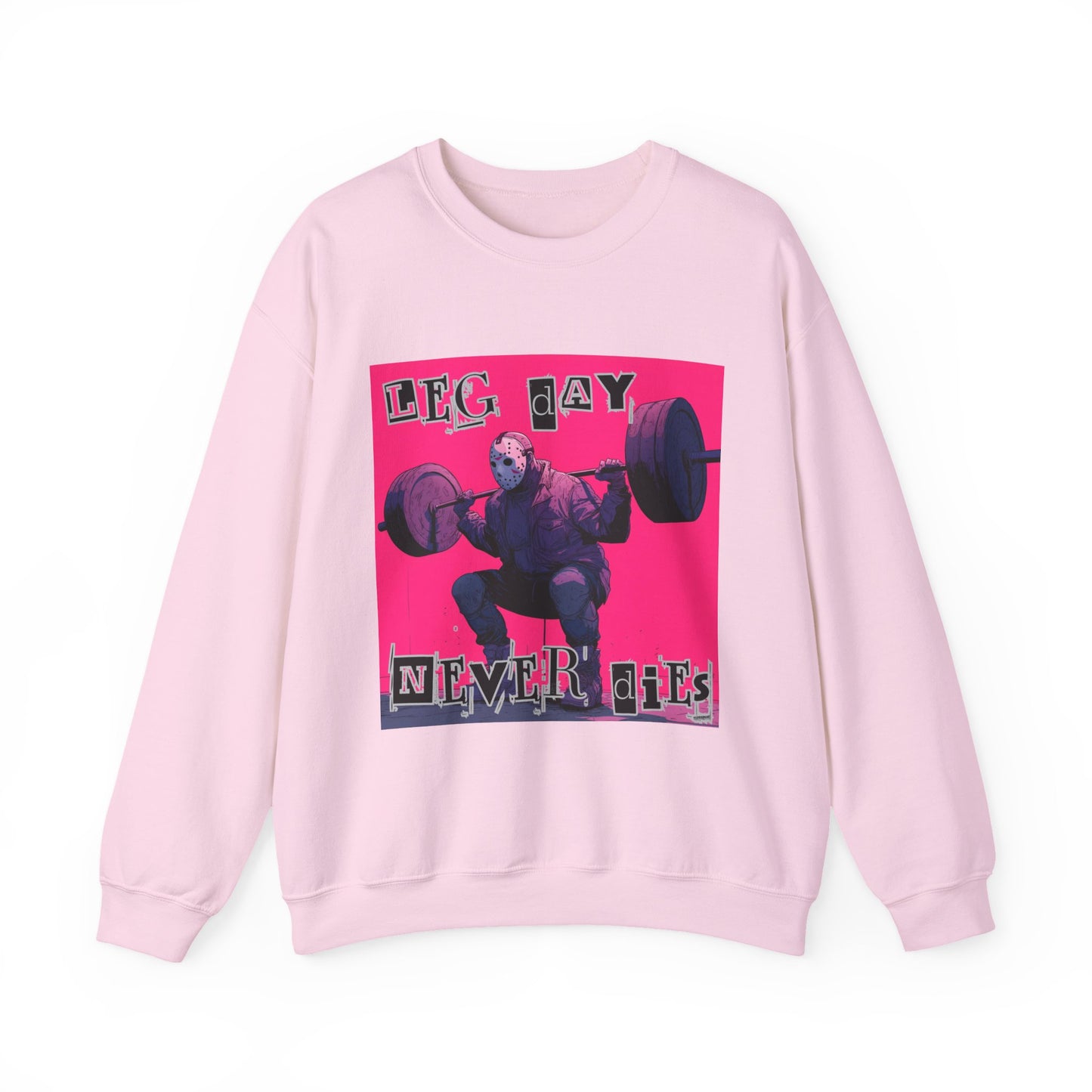 Leg Day Never Dies Sweatshirt | Unisex Heavy Blend™ Crewneck | Motivational Gym Apparel, Fitness Gift, Workout Clothing, Home Gym Style