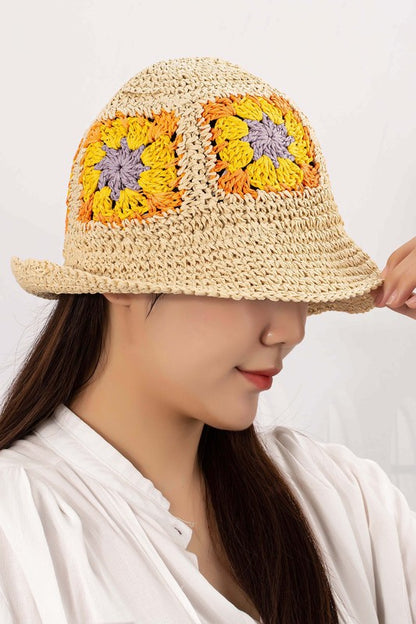 Flowers bucket hat