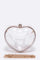 Clear Acrylic Puff Heart Convertible Clutch