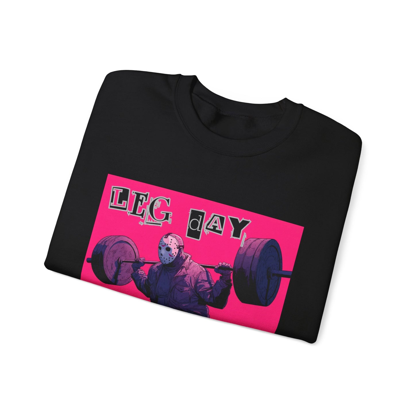 Leg Day Never Dies Sweatshirt | Unisex Heavy Blend™ Crewneck | Motivational Gym Apparel, Fitness Gift, Workout Clothing, Home Gym Style