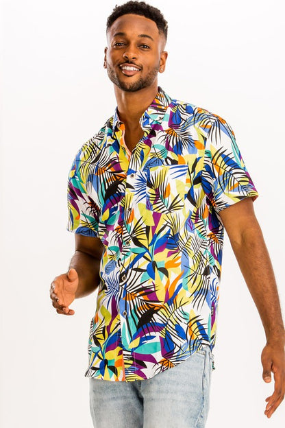 PRINT HAWAIIAN SHIRT