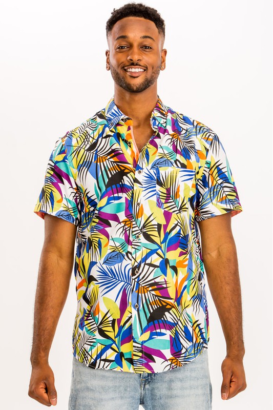 PRINT HAWAIIAN SHIRT