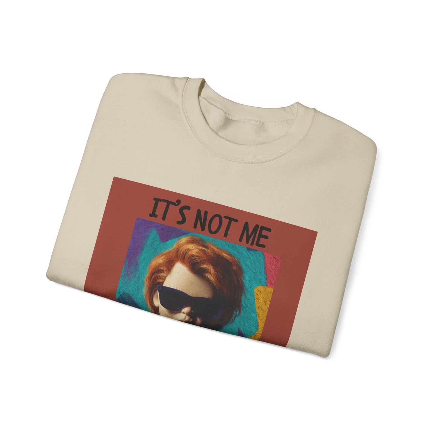 Chucky Inner Child Sweatshirt, Unisex Sweatshirt, Graphic Crewneck, Horror Aesthetic, Gift for Halloween, Cozy Casual Wear