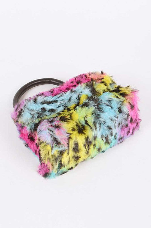 Mix Color Leopard Print Iconic Swing Bag