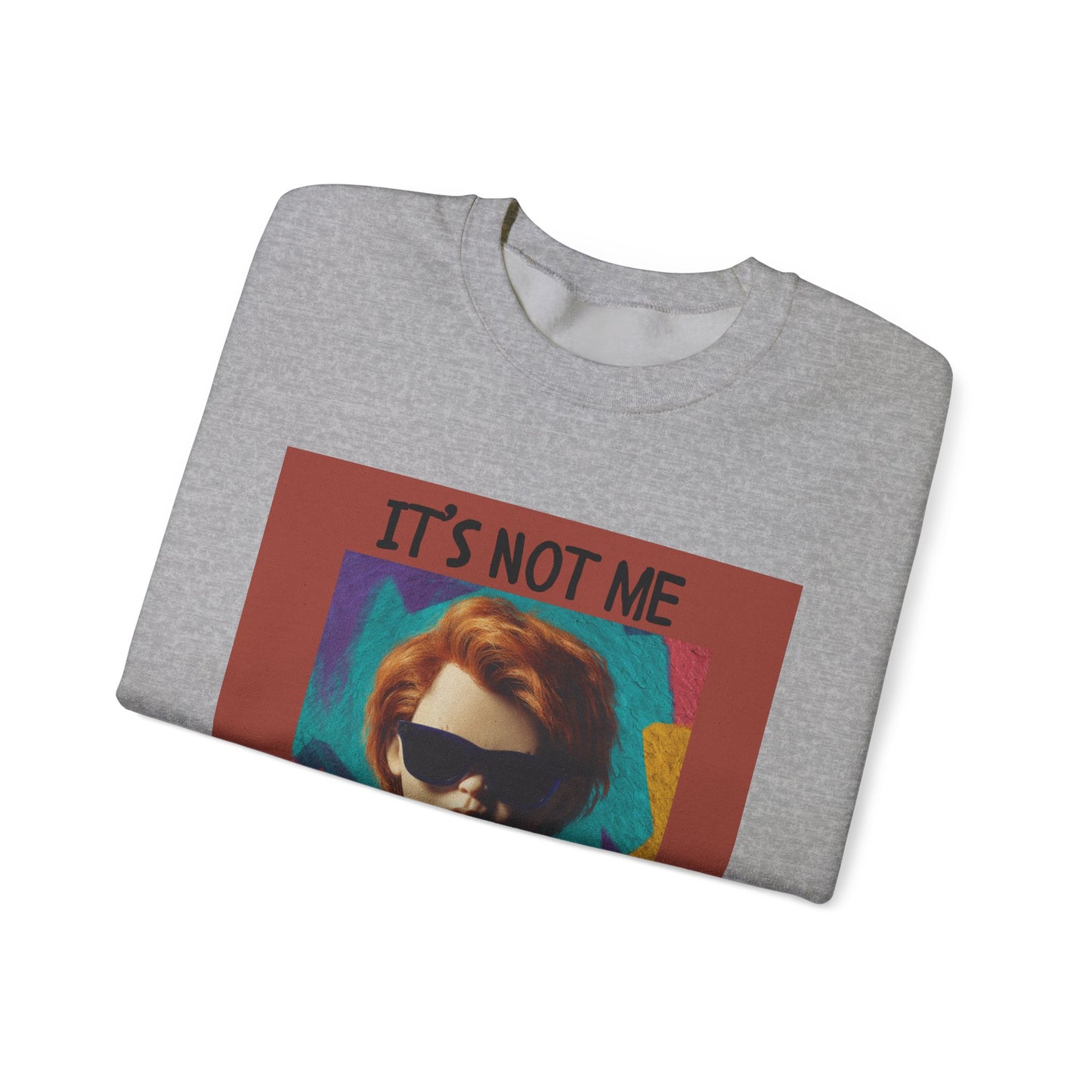 Chucky Inner Child Sweatshirt, Unisex Sweatshirt, Graphic Crewneck, Horror Aesthetic, Gift for Halloween, Cozy Casual Wear