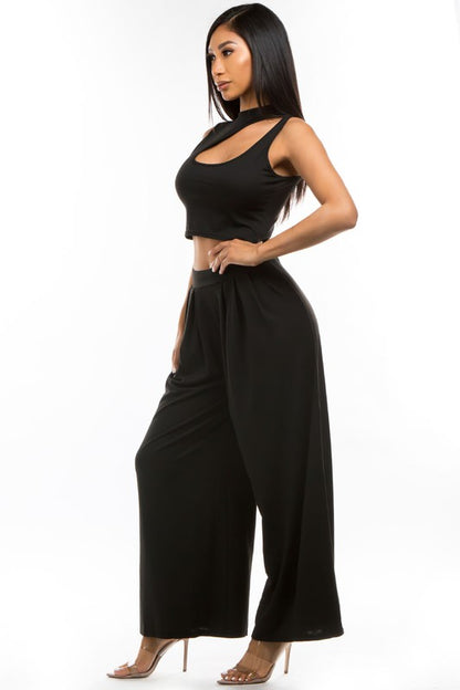 TOP TWO PIECE PANT SET