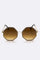 Austrian Crystal Octagon Oversize Sunglasses