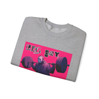 Leg Day Never Dies Sweatshirt | Unisex Heavy Blend™ Crewneck | Motivational Gym Apparel, Fitness Gift, Workout Clothing, Home Gym Style