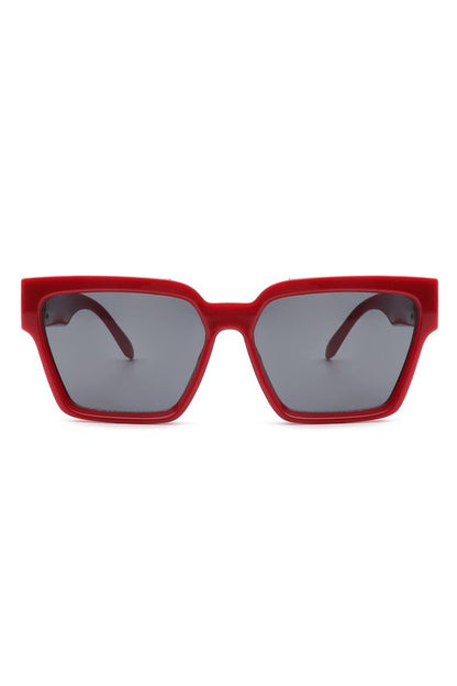 Square Retro Vintage Designer Fashion Sunglasses