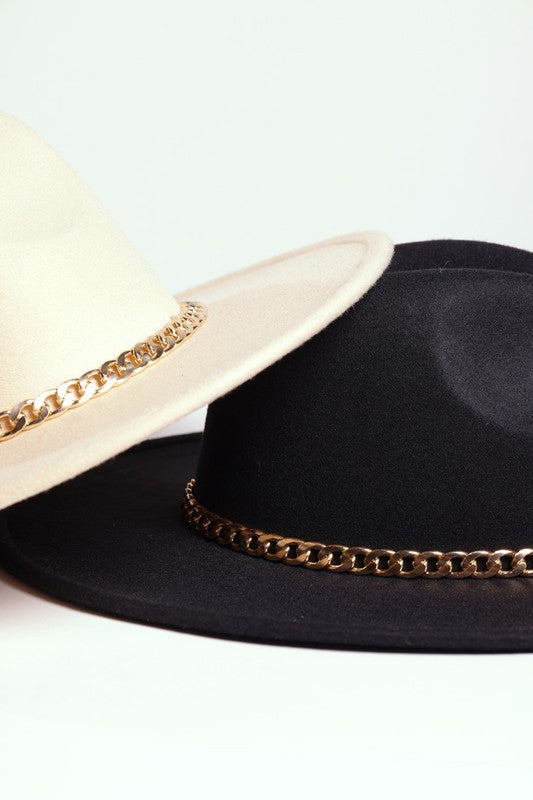 FASHIONISTA CHAIN FEDORA