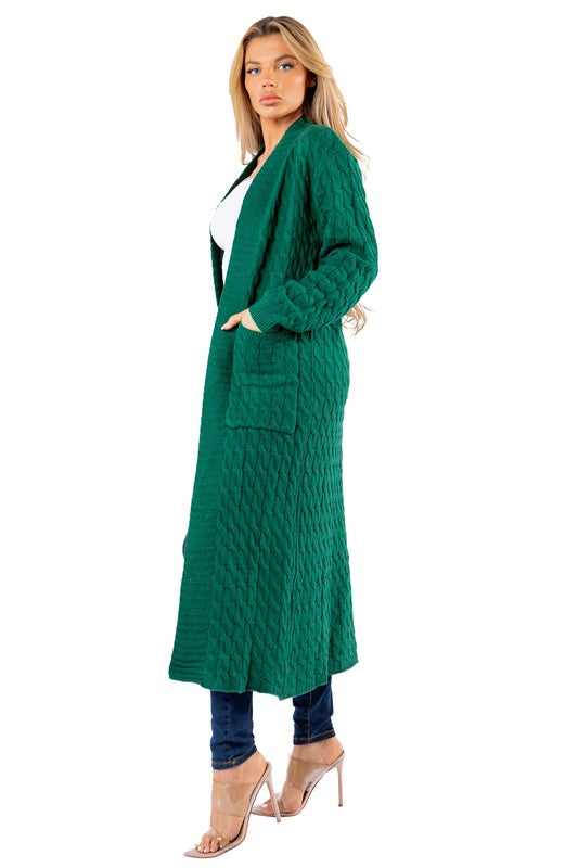 LONG MAXI SWEATER CARDIGAN