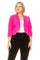 Plus size, solid, waist length blazer cardigan