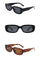 Retro Slim Rectangle Vintage Fashion Sunglasses