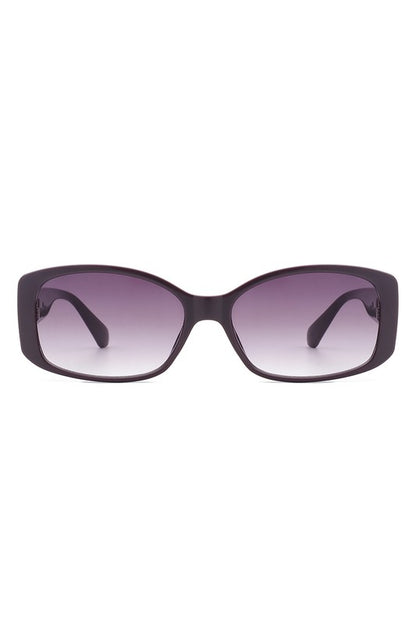 Rectangular Narrow Fashion Square Sunglasses