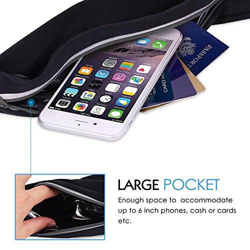 Dual Pocket Running Belt Sports