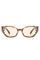 Geometric Retro Round Narrow Cat Eye Sunglasses