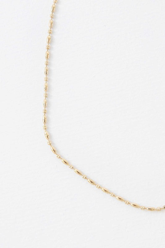 Mini Gold Bead Anklet