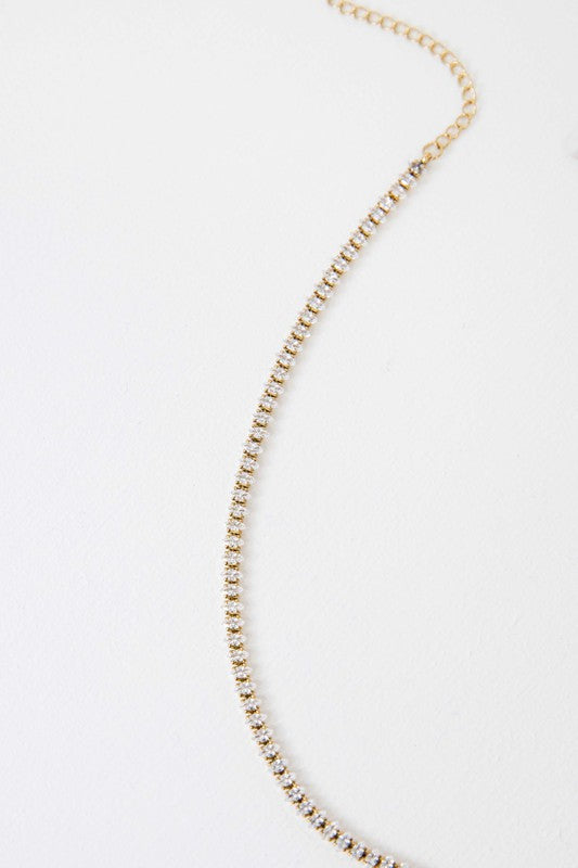 Marquise Stone Tennis Necklace