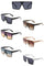 Oversize Square Flat Top Fashion Women Sunglasses