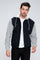 Men's Denim Jacket with Fleece Hoodies