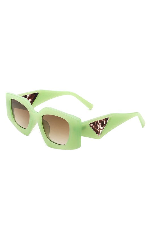 Square Retro Geometric Fashion Sunglasses