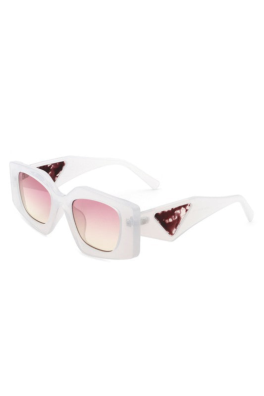 Square Retro Geometric Fashion Sunglasses