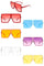 Oversize Square Tinted Women Fashion Sunglasses