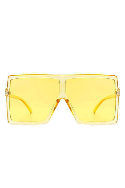 Oversize Square Tinted Women Fashion Sunglasses