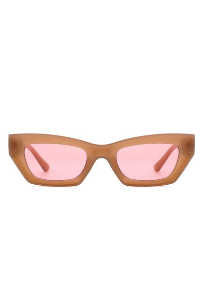 Rectangle Slim Retro Narrow Fashion Sunglasses