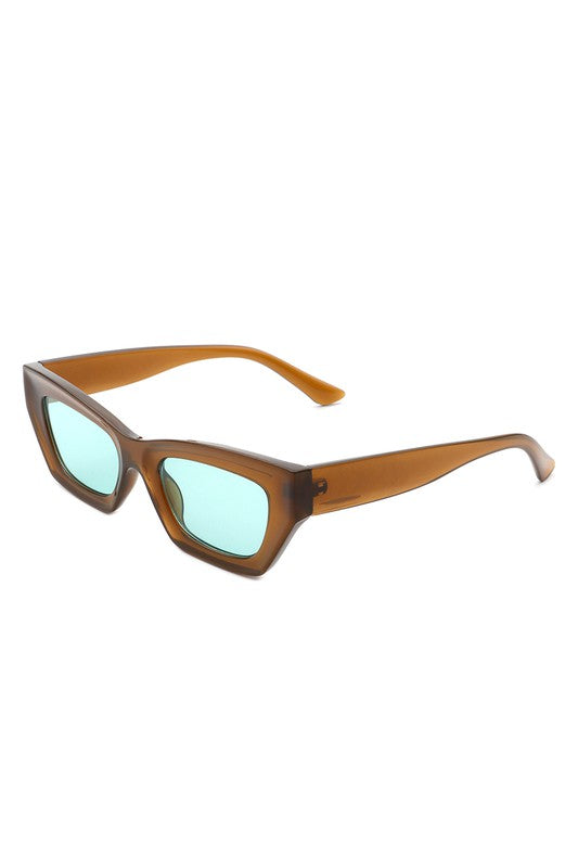 Rectangle Slim Retro Narrow Fashion Sunglasses