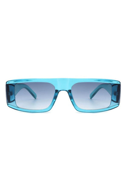 Rectangle Flat Top Retro Fashion Sunglasses