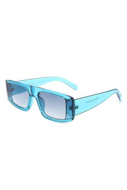 Rectangle Flat Top Retro Fashion Sunglasses