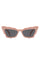 Irregular Wavy Fashion Cat Eye Sunglasses