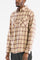 LONG SLEEVE FLANNEL FULL PLAID CHECKERED SHIRT