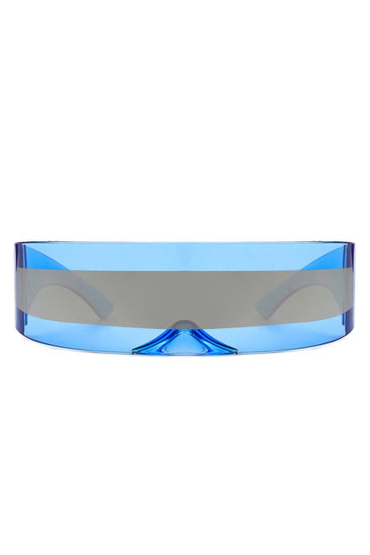 Futuristic Shield Translucent Cyclops Sunglasses