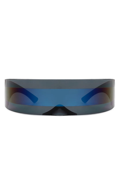 Futuristic Shield Translucent Cyclops Sunglasses