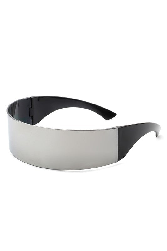 Futuristic Shield Translucent Cyclops Sunglasses