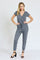 Short Sleeve Jogger Jumpsuit