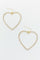 My Precious Heart Earrings, Gold