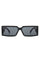 Rectangle Retro Square Wrap Around Sunglasses