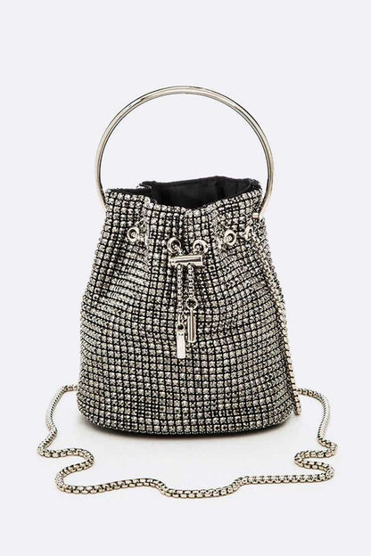 Oversize Rhinestone Iconic Bucket Bag