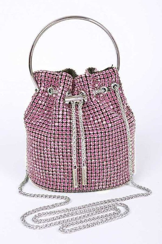 Oversize Rhinestone Iconic Bucket Bag