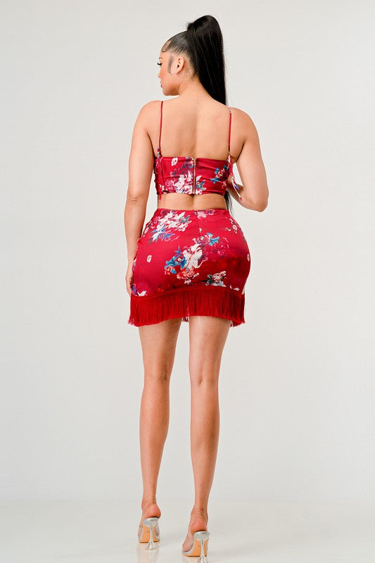 Flowers Mini Dress