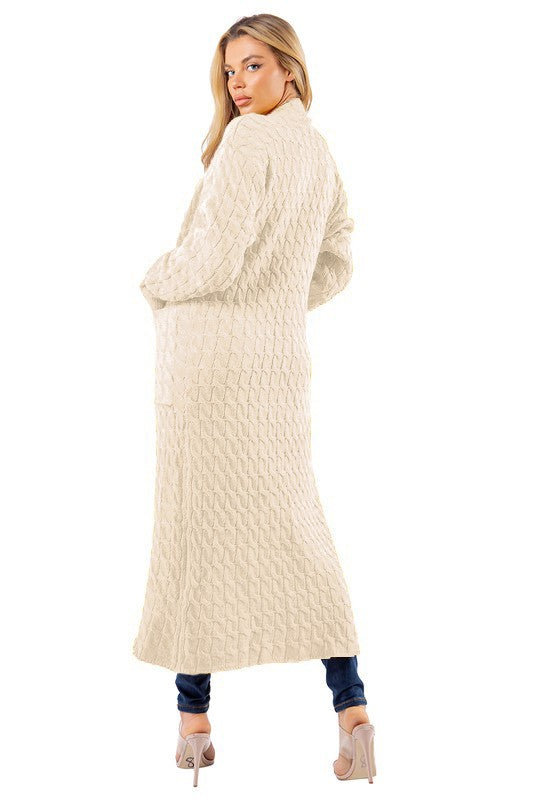 LONG MAXI SWEATER CARDIGAN