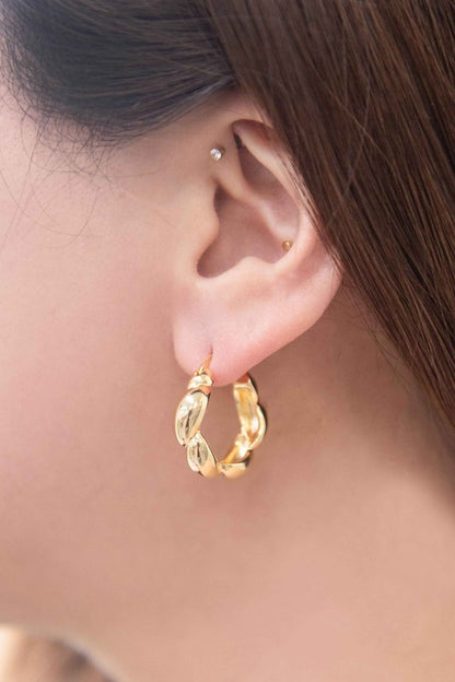 Baker Hoop Earrings