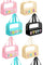 Chenille Letter Clear Travel Bag Luggage Makeup